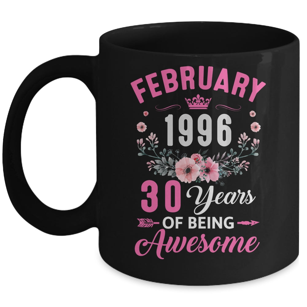 Awesome Since 1996 30 Years Old February 30th Birthday Women Mug | teecentury