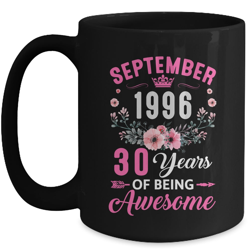 Awesome Since 1996 30 Years Old September 30th Birthday Women Mug | teecentury