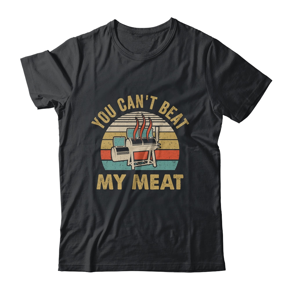 BBQ Grilling Smoking Funny Vintage You Can't Beat My Meat Shirt & Hoodie | teecentury