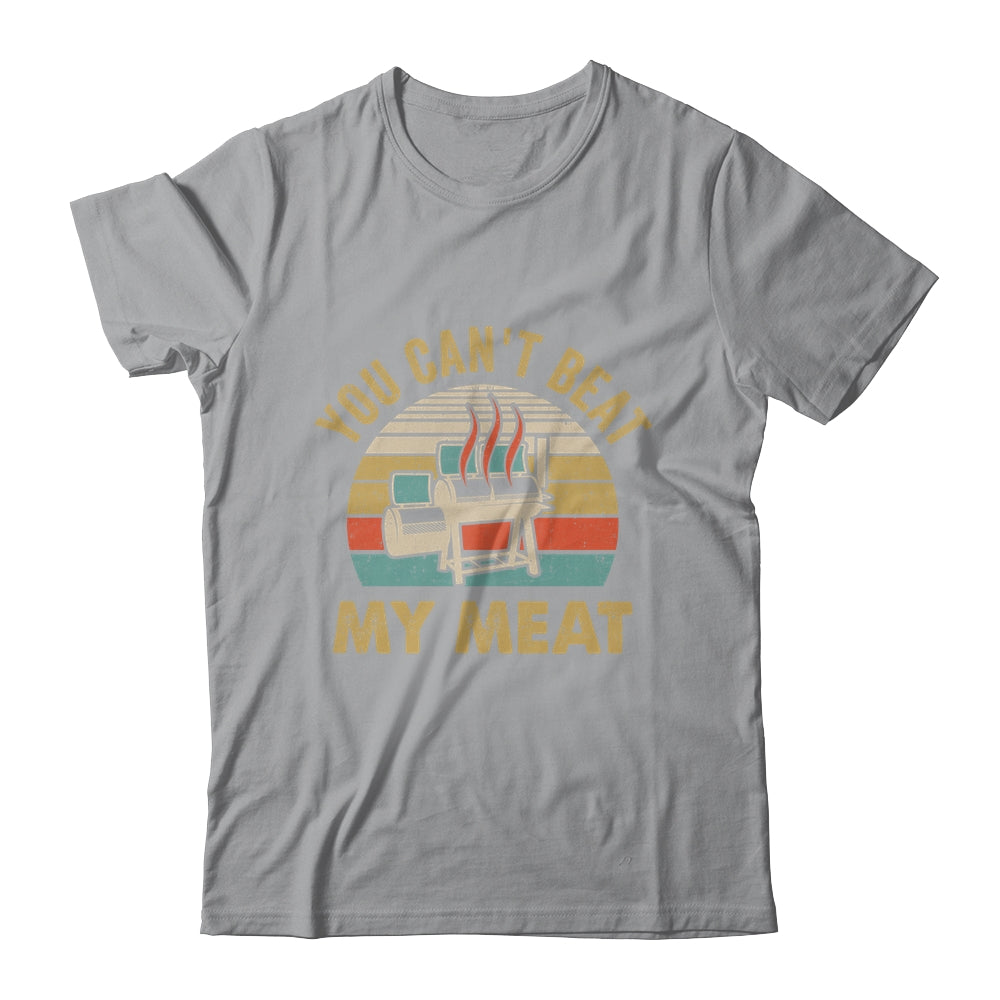 BBQ Grilling Smoking Funny Vintage You Can't Beat My Meat Shirt & Hoodie | teecentury
