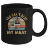 BBQ Grilling Smoking Funny Vintage You Can't Beat My Meat Mug | teecentury