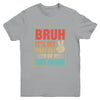 BRUH It's My First Day Of 3rd Grade Back To School Boy Girl Youth Shirt | teecentury