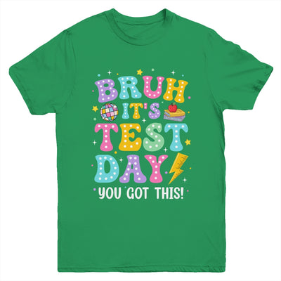 BRUH It's Test Day Rock The School Test Day Teacher Funny Youth Shirt | teecentury