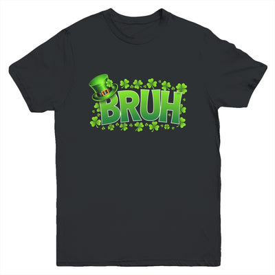 BRUH St Patricks Day Teens Boys Kids Saint Patricks Day Youth Shirt | teecentury