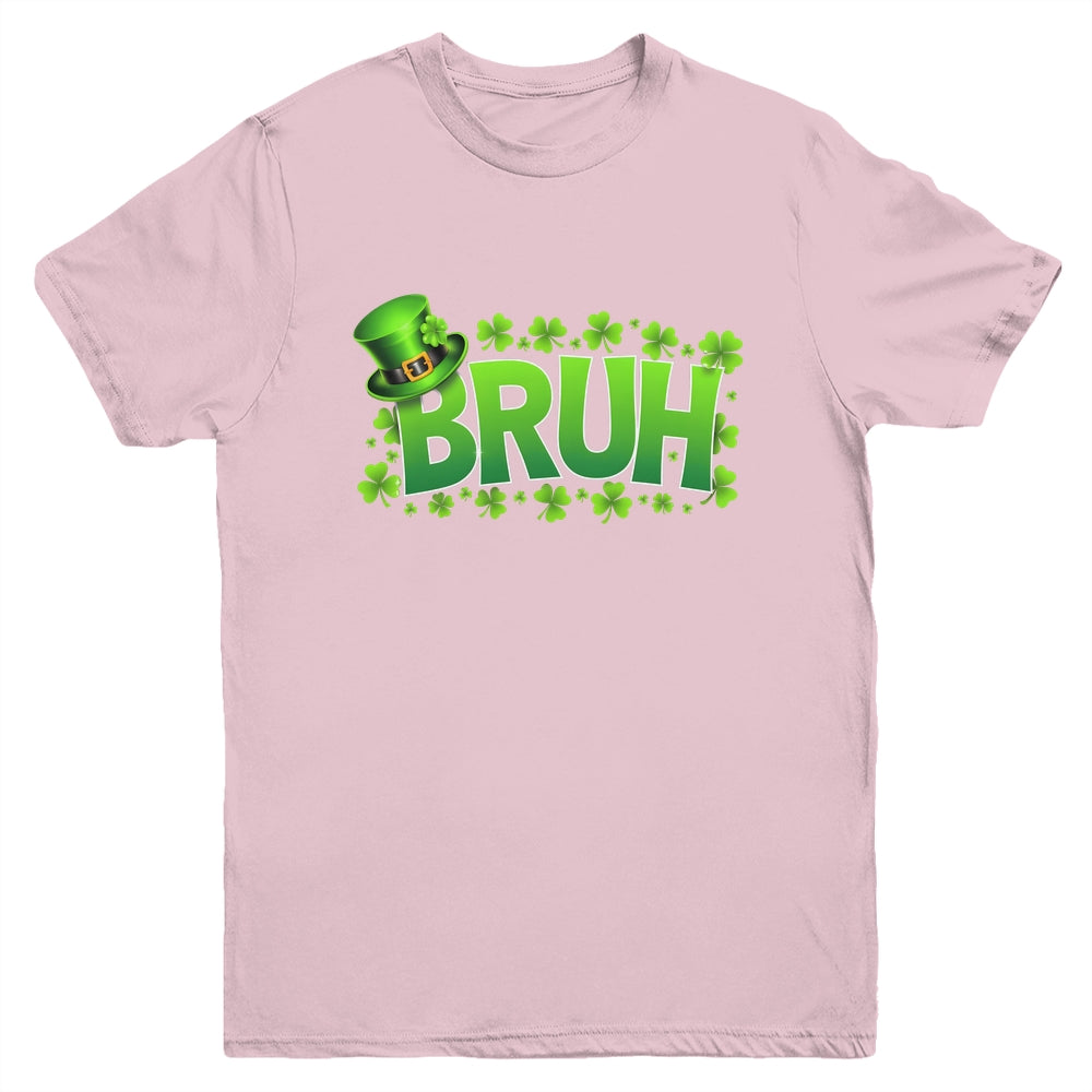 BRUH St Patricks Day Teens Boys Kids Saint Patricks Day Youth Shirt | teecentury