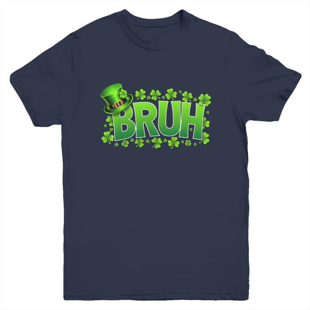 BRUH St Patricks Day Teens Boys Kids Saint Patricks Day Youth Shirt | teecentury