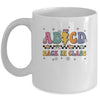 Back In Class ABCD Pencil Leopard Back To School Teachers Mug | teecentury