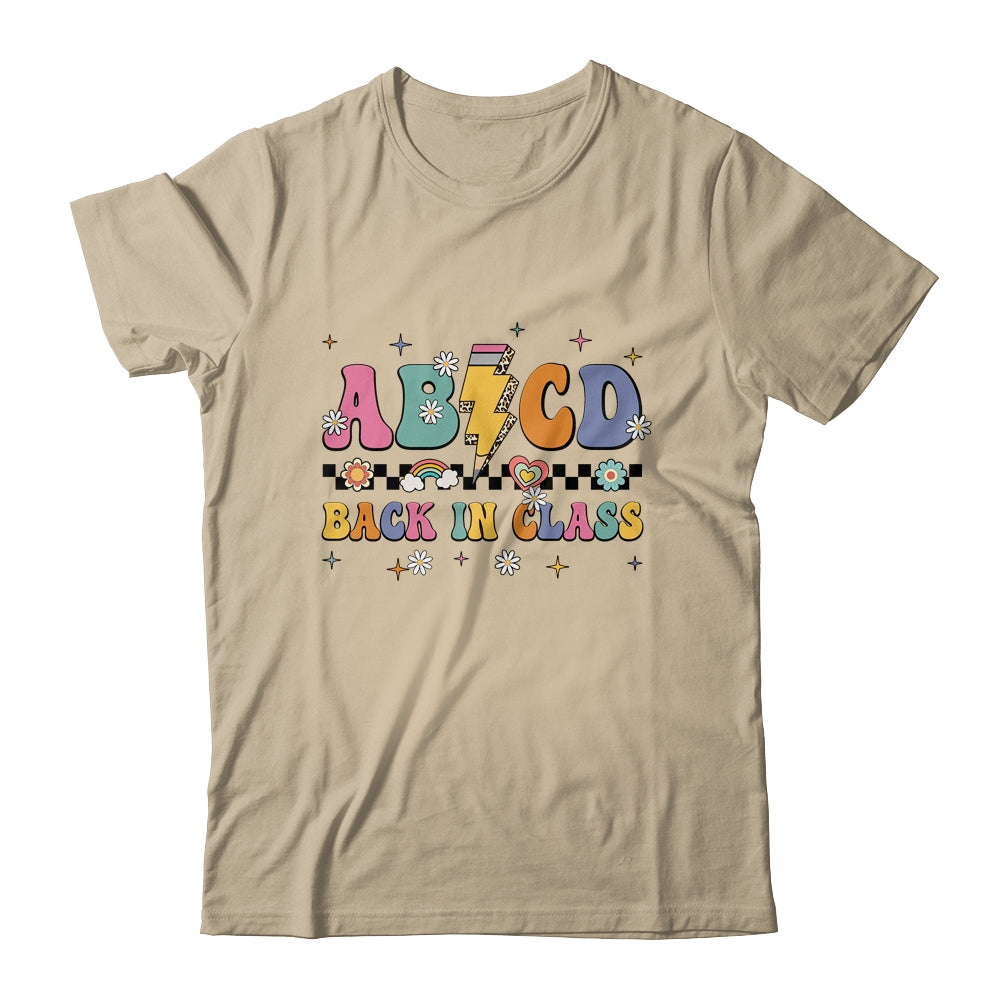 Back In Class ABCD Pencil Leopard Back To School Teachers Shirt & Hoodie | teecentury