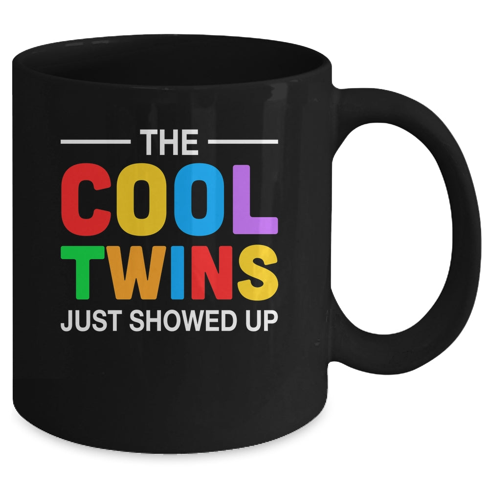 Back To School Cool Twins Just Showed Up Kids Boy Teen Twin Mug | teecentury