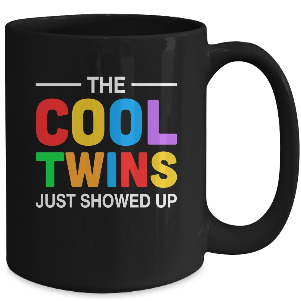 Back To School Cool Twins Just Showed Up Kids Boy Teen Twin Mug | teecentury