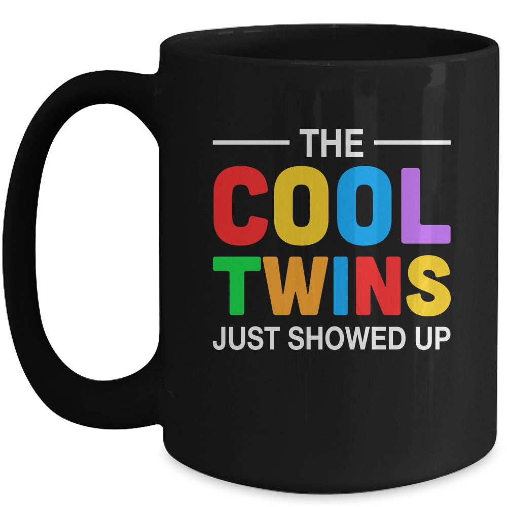 Back To School Cool Twins Just Showed Up Kids Boy Teen Twin Mug | teecentury