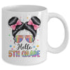 Back To School Coquette Bow Teacher Hello Fifth Grade Girls Mug | teecentury