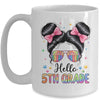 Back To School Coquette Bow Teacher Hello Fifth Grade Girls Mug | teecentury