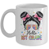 Back To School Coquette Bow Teacher Hello First Grade Girls Mug | teecentury