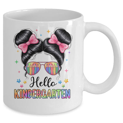Back To School Coquette Bow Teacher Hello Kindergarten Girls Mug | teecentury