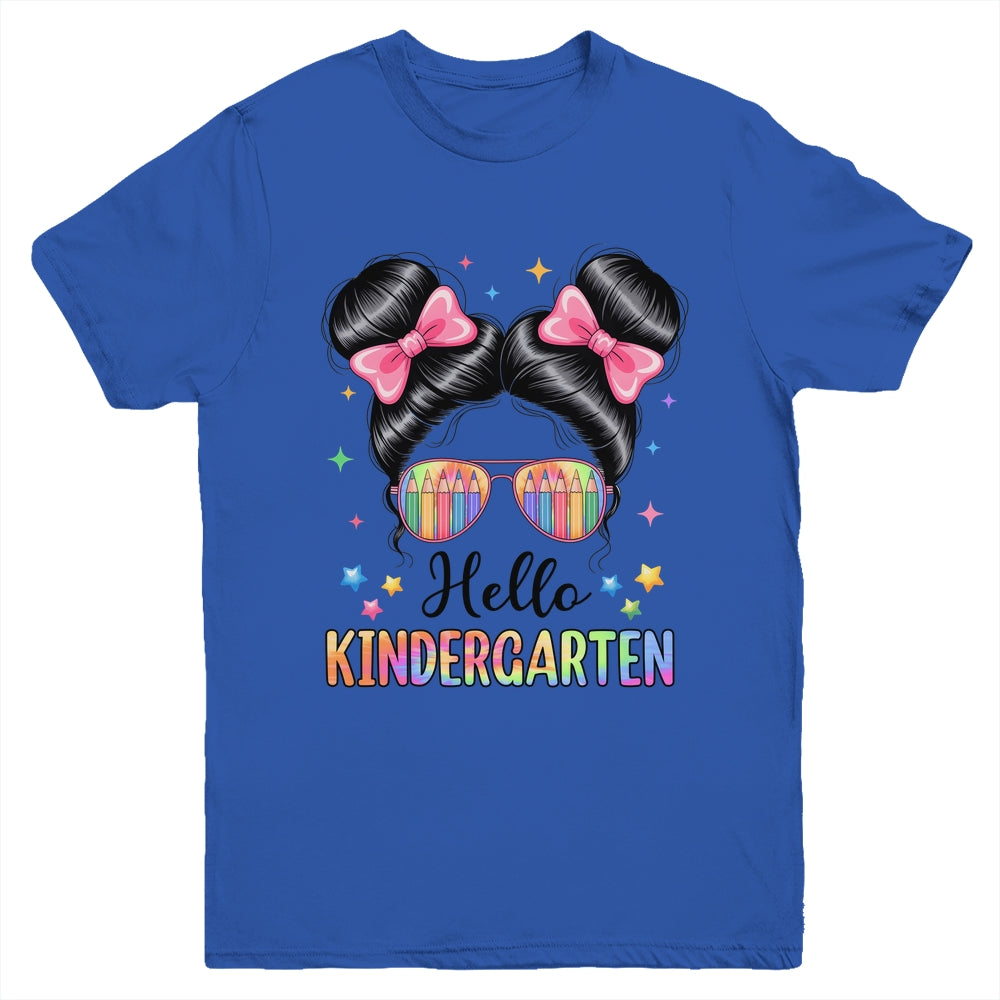 Back To School Coquette Bow Teacher Hello Kindergarten Girls Youth Shirt | teecentury