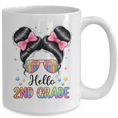 Back To School Coquette Bow Teacher Hello Second Grade Girls Mug | teecentury