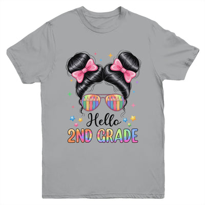 Back To School Coquette Bow Teacher Hello Second Grade Girls Youth Shirt | teecentury