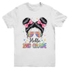 Back To School Coquette Bow Teacher Hello Second Grade Girls Youth Shirt | teecentury