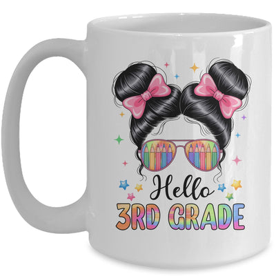 Back To School Coquette Bow Teacher Hello Third Grade Girls Mug | teecentury