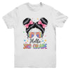 Back To School Coquette Bow Teacher Hello Third Grade Girls Youth Shirt | teecentury
