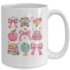 Back To School Coquette Teacher Women Girl Kindergarten PreK Mug | teecentury