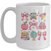 Back To School Coquette Teacher Women Girl Kindergarten PreK Mug | teecentury