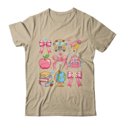 Back To School Coquette Teacher Women Girl Kindergarten PreK Shirt & Hoodie | teecentury