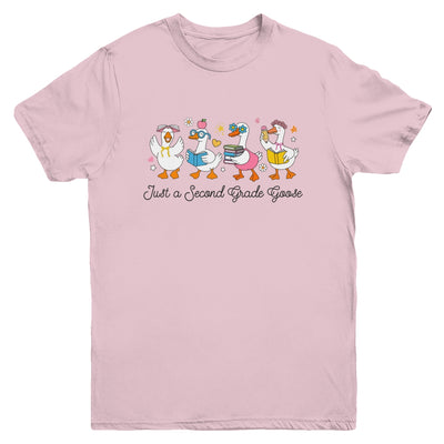 Back To School Goose Coquette Teacher First Day 2nd Grade Youth Shirt | teecentury