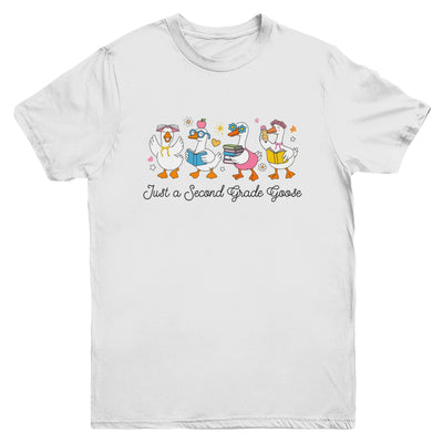 Back To School Goose Coquette Teacher First Day 2nd Grade Youth Shirt | teecentury