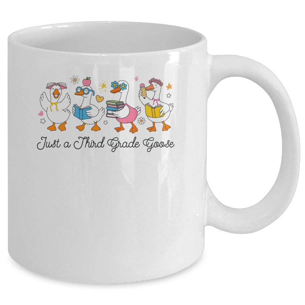 Back To School Goose Coquette Teacher First Day 3rd Grade Mug | teecentury