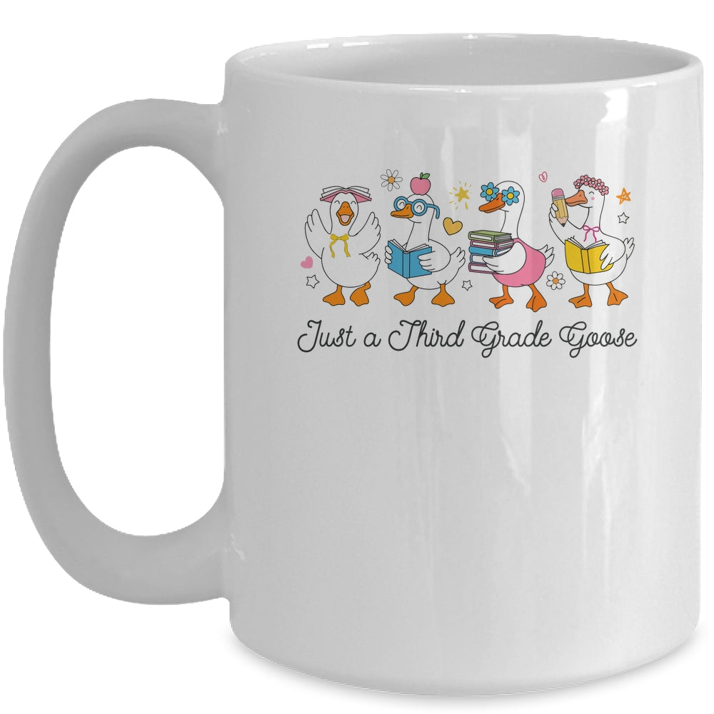 Back To School Goose Coquette Teacher First Day 3rd Grade Mug | teecentury