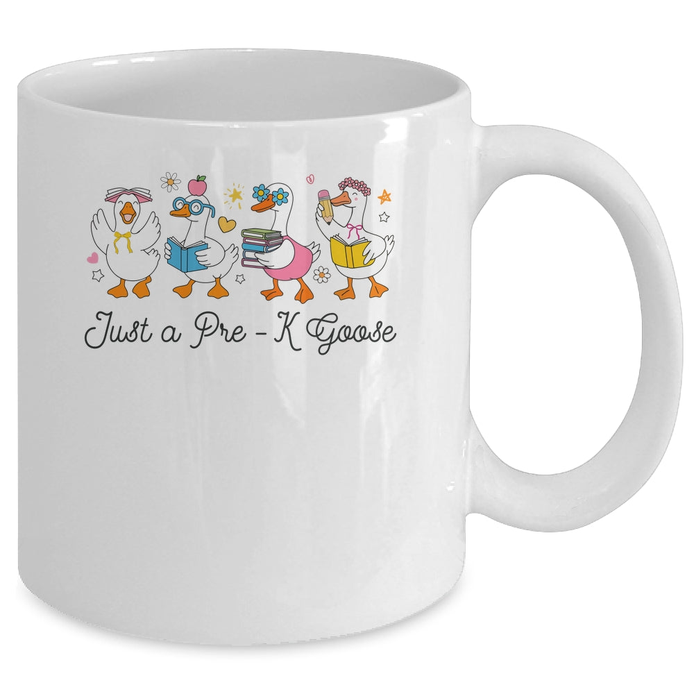Back To School Goose Coquette Teacher First Day Preschool Mug | teecentury