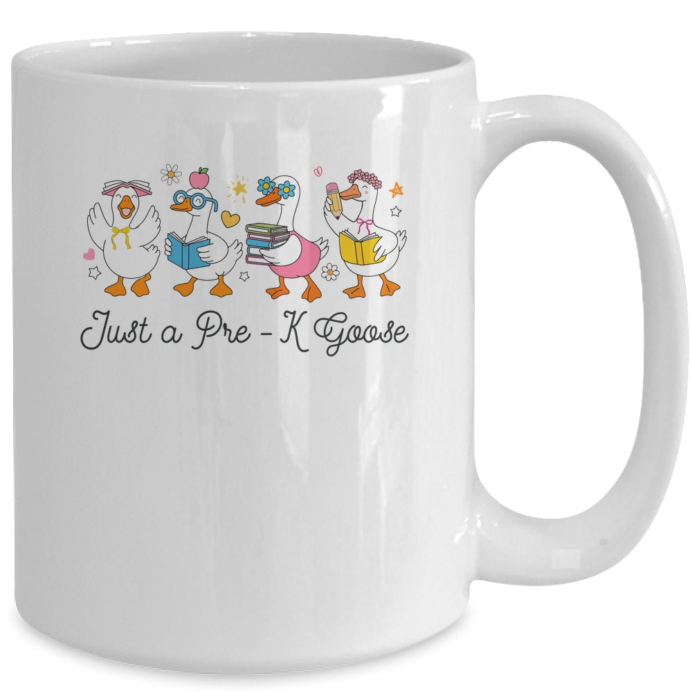 Back To School Goose Coquette Teacher First Day Preschool Mug | teecentury