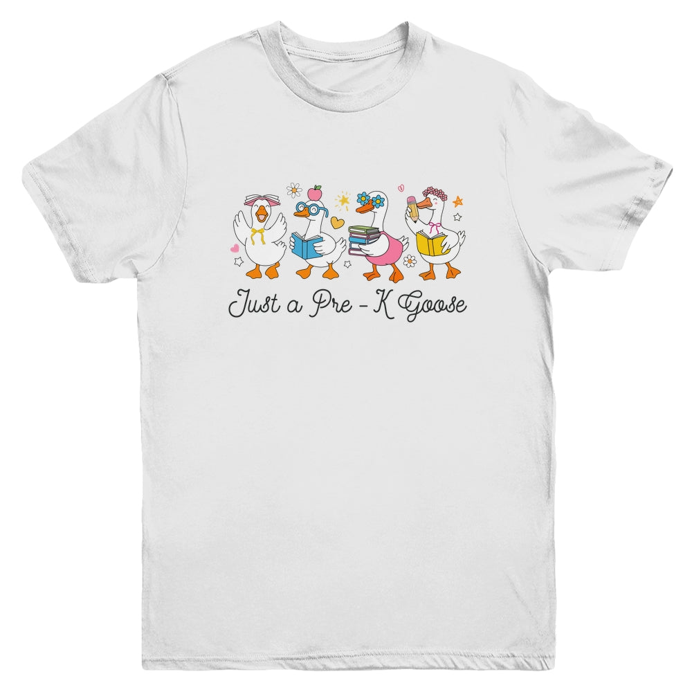 Back To School Goose Coquette Teacher First Day Preschool Youth Shirt | teecentury