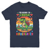 Back To School Kindergarten Boys I'm Ready To Crush Dinosaur Youth Shirt | teecentury