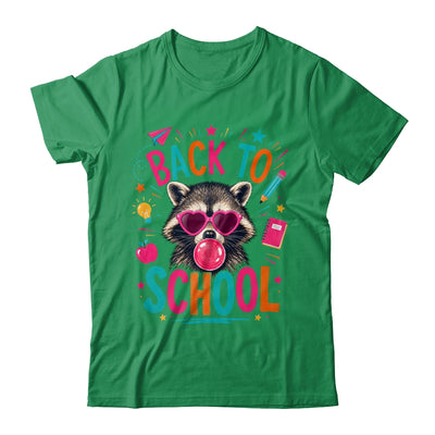 Back To School Raccoon Cute Teacher Bubble Gum Funny Shirt & Hoodie | teecentury
