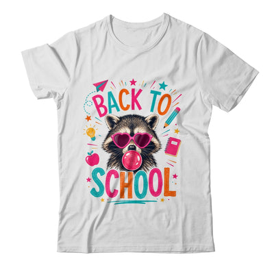 Back To School Raccoon Cute Teacher Bubble Gum Funny Shirt & Hoodie | teecentury