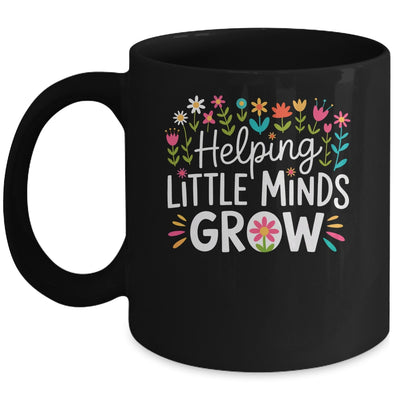 Back To School Teacher Women Helping Little Minds Grow Mug | teecentury