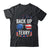 Back Up Terry Funny 4th Of July Us Flag Patriotic Fireworks Shirt & Tank Top | teecentury