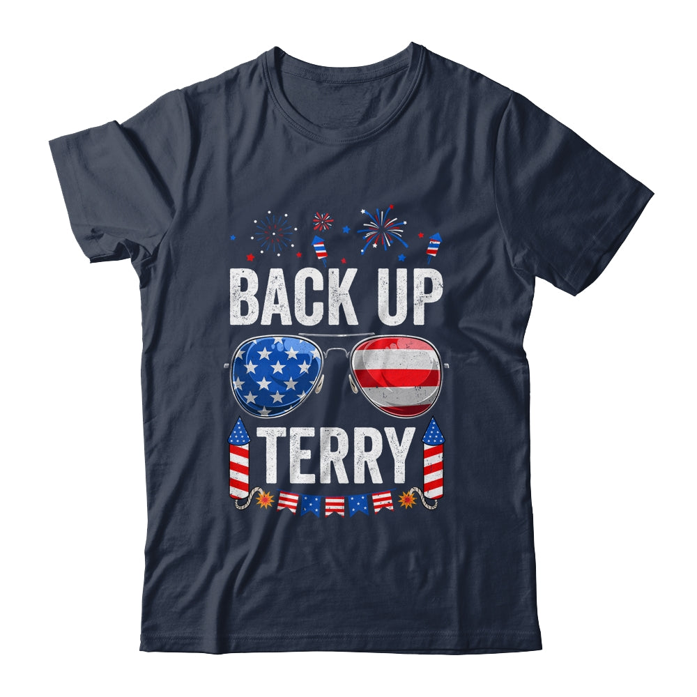 Back Up Terry Funny 4th Of July Us Flag Patriotic Fireworks Shirt & Tank Top | teecentury