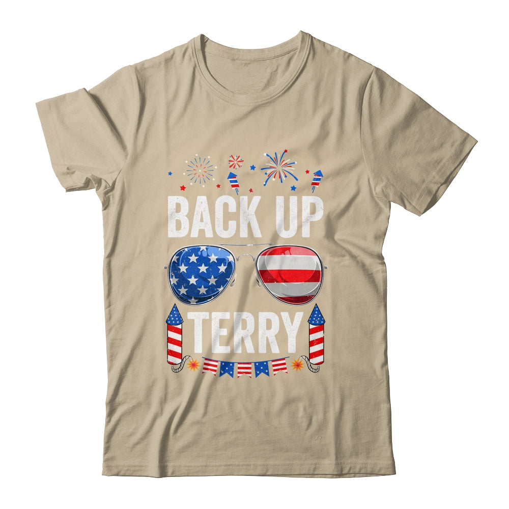 Back Up Terry Funny 4th Of July Us Flag Patriotic Fireworks Shirt & Tank Top | teecentury