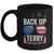 Back Up Terry Funny 4th Of July Us Flag Patriotic Fireworks Mug | teecentury