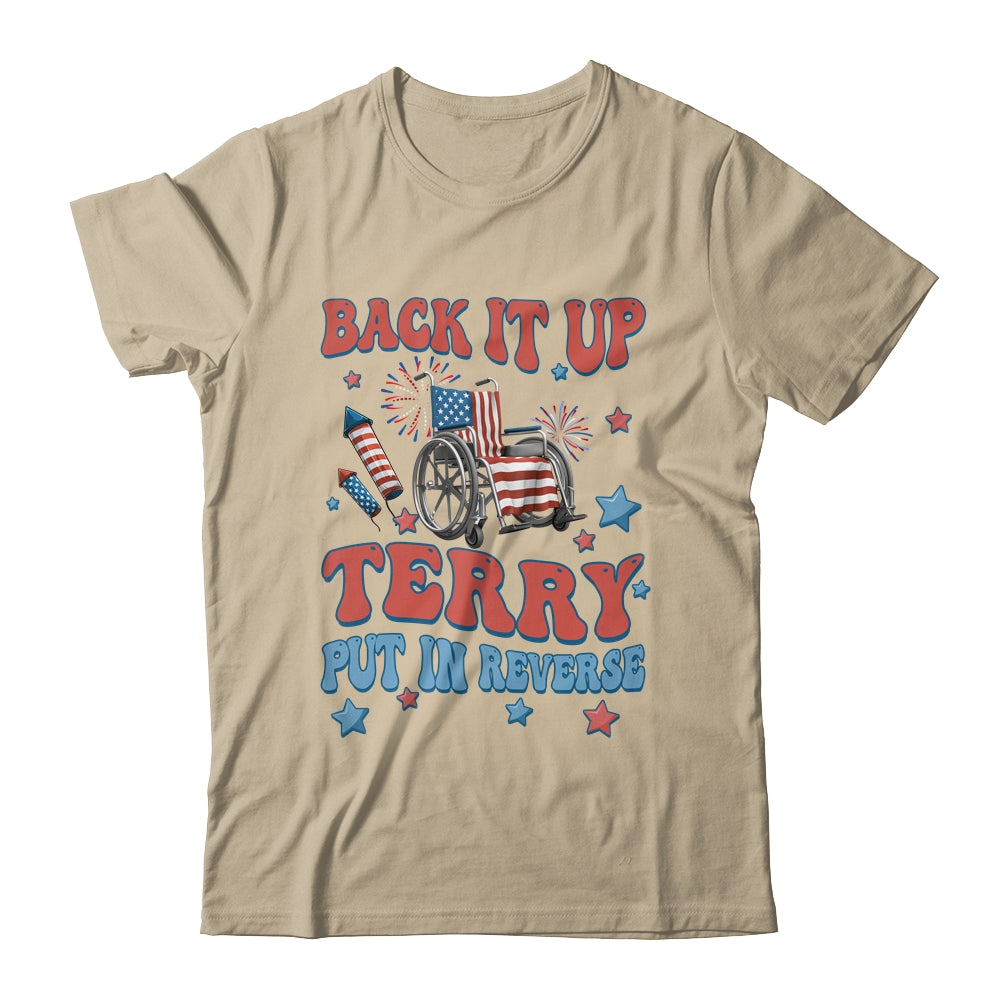 Back Up Terry Put It In Reverse Firework 4th Of July  Groovy Shirt & Tank Top | teecentury