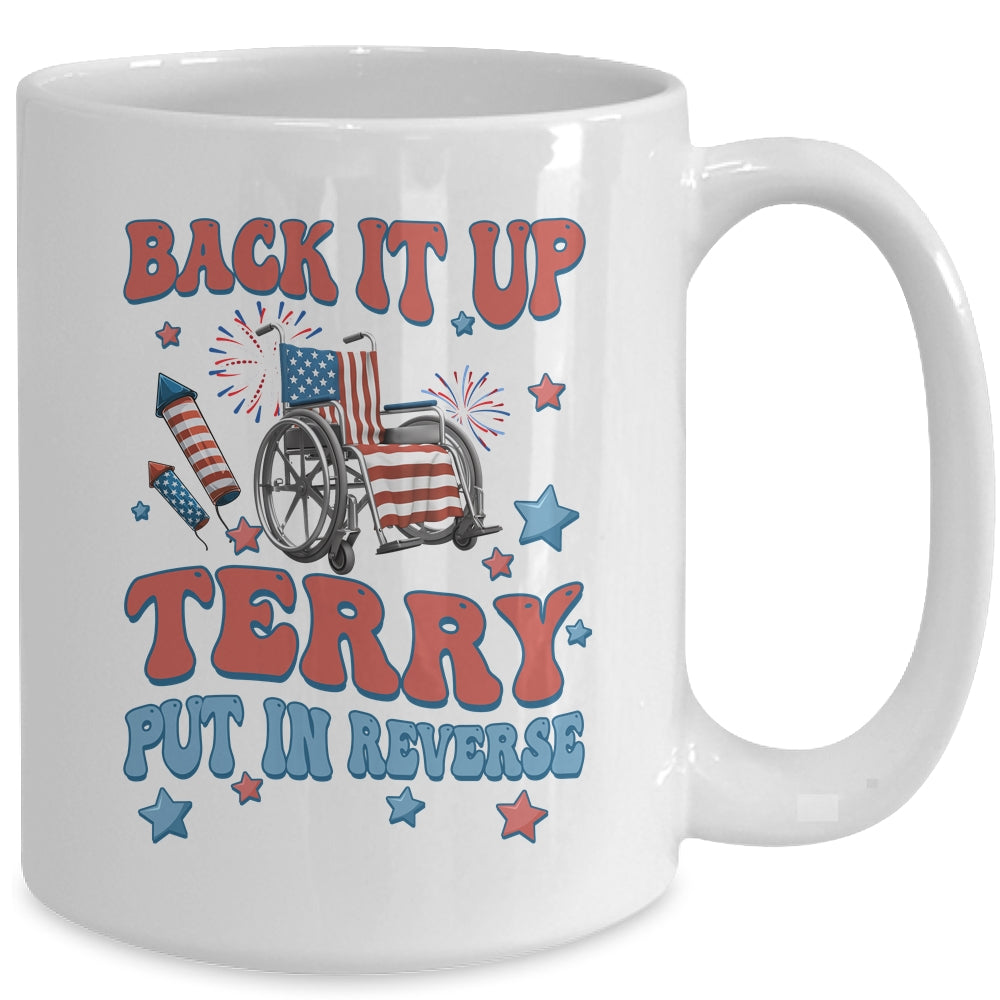Back Up Terry Put It In Reverse Firework 4th Of July  Groovy Mug | teecentury