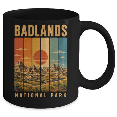 Badlands National Park South Dakota Usa Outdoor Vintage Hiking Mug | teecentury