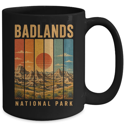 Badlands National Park South Dakota Usa Outdoor Vintage Hiking Mug | teecentury