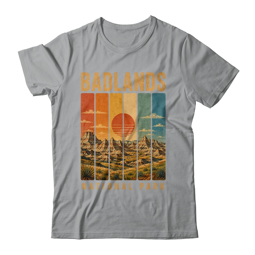 Badlands National Park South Dakota Usa Outdoor Vintage Hiking Shirt & Tank Top | teecentury