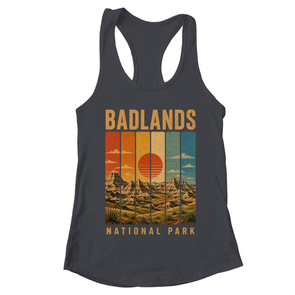 Badlands National Park South Dakota Usa Outdoor Vintage Hiking Shirt & Tank Top | teecentury