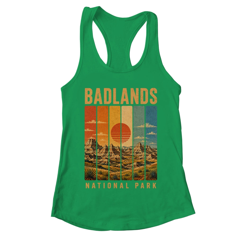 Badlands National Park South Dakota Usa Outdoor Vintage Hiking Shirt & Tank Top | teecentury